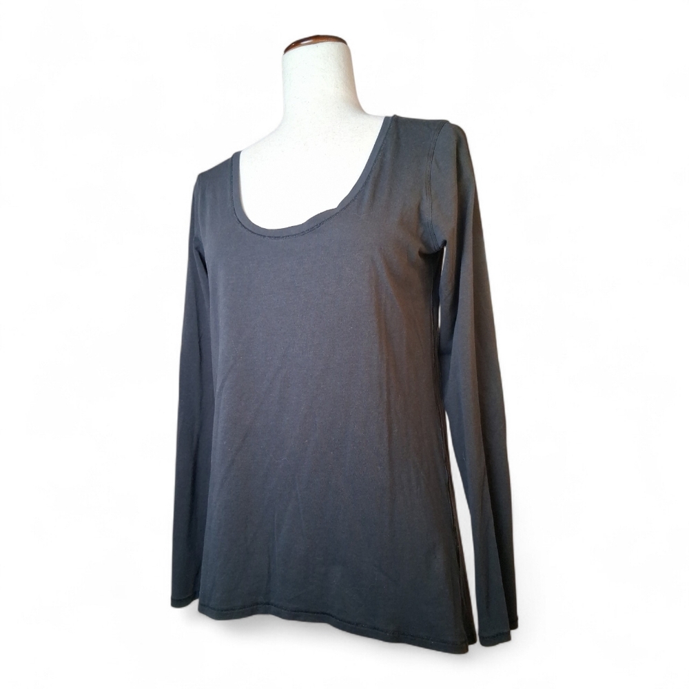 lululemon athletica Black Long Sleeve Scoop Neck Tee Size 8
